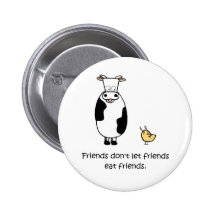 Freunde lassen Freunde Freunde nicht essen Button