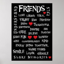 Freunde Plakat