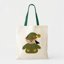 Freundliche Vogelscheuche-Tasche