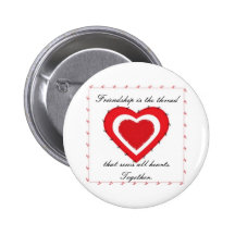 Freundschaft Anstecknadelbuttons
