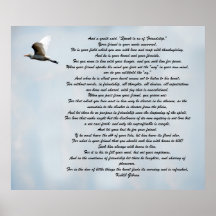 Freundschaft durch Kahlil Gibran Posterdrucke