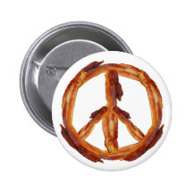 Frieden des Speckes Anstecknadelbuttons