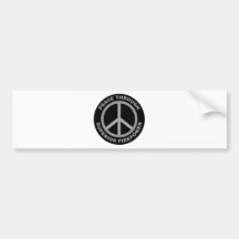 Frieden durch überlegene Feuerkraft Auto Sticker