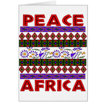 Frieden in Afrika Karte