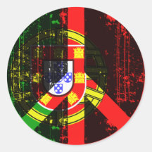 Frieden in Portugal Sticker
