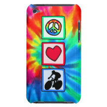 Frieden, Liebe, fahrend rad Case-Mate iPod Touch Hülle