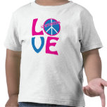 Frieden, Liebe, Gymnastik-Geschenke und Kleid Hemden
