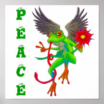 FriedensFroggy Posterdrucke