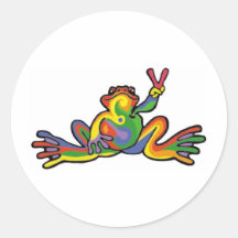 Friedensfrosch Aufkleber