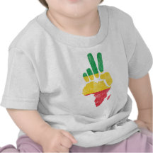 Friedenshand Darfurs Afrika T-shirt