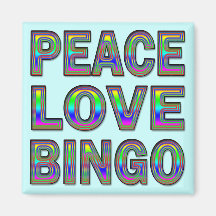 FRIEDENSLiebe-BINGO Magnets