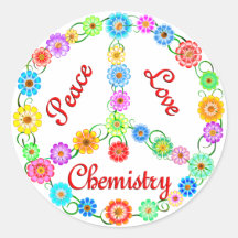 FriedensLiebe-Chemie Sticker
