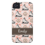 FriedensLiebe-Eis-Skaten iPhone 4 Abdeckung Case-M iPhone 4 Hülle