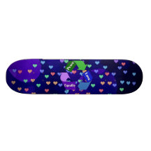 FriedensLiebe-Gleichheit Bedruckte Skateboarddecks