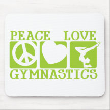 FriedensLiebe-Gymnastik Mousepad