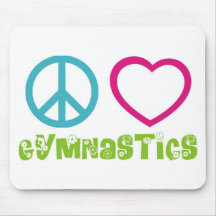 FriedensLiebe-Gymnastik Mousepad