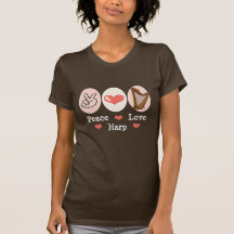 FriedensLiebe-Harfen-T-Shirt