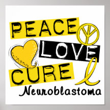 FriedensLiebe-Heilung Neuroblastoma Posterdrucke