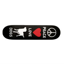 FriedensLiebe-Hunde Personalisiertes Skateboard
