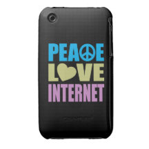FriedensLiebe-Internet Case-Mate iPhone 3 Hülle