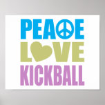 FriedensLiebe Kickball Posterdrucke