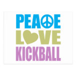 FriedensLiebe Kickball Postkarte