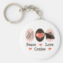 FriedensLiebe-Kreuzfahrt Keychain Schlüsselanhänger