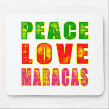 FriedensLiebe Maracas Mauspads