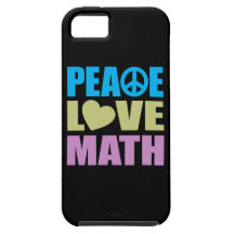 FriedensLiebe-Mathe iPhone 5 Etuis