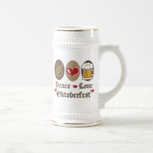 FriedensLiebe Oktoberfest Stein Kaffeehaferl