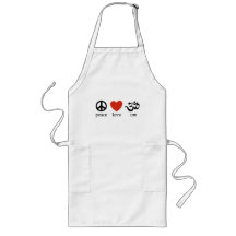 FriedensLiebe-OM-Geschenk Schürzen
