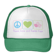 FriedensLiebe-Ostereier Baseball Caps