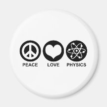 FriedensLiebe-Physik Magnets