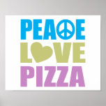 FriedensLiebe-Pizza Poster