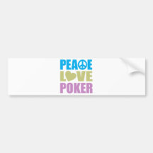 FriedensLiebe-Poker Autosticker