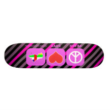 FriedensLiebe Republik Zentralafrika Personalisiertes Skateboarddeck