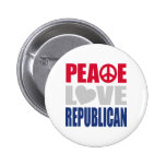 FriedensLiebe-Republikaner Buttons