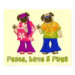 FriedensLiebe und Mops-Plakate poster