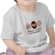 FriedensLiebe-Volleyball-Baby-T-Shirt