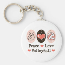 FriedensLiebe-Volleyball-Schlüsselkette Schlüsselband