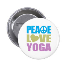 FriedensLiebe-Yoga Anstecknadelbuttons