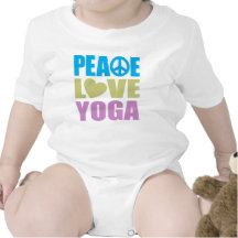 FriedensLiebe-Yoga Baby Strampler