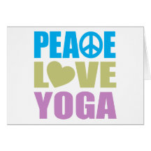 FriedensLiebe-Yoga Grußkarten