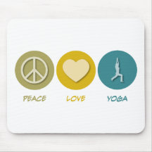 FriedensLiebe-Yoga Mousepad