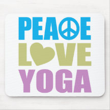 FriedensLiebe-Yoga Mousepad