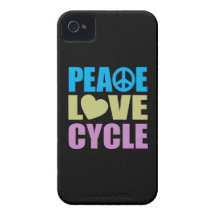 FriedensLiebe-Zyklus iPhone 4 Cover