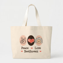 FriedensLiebebeethoven-Musik-Tasche