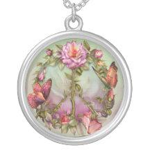 FriedensRosen-Wearable Kunst-Halskette