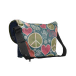 Friedenssymbol-Entwurf Kurier Tasche
