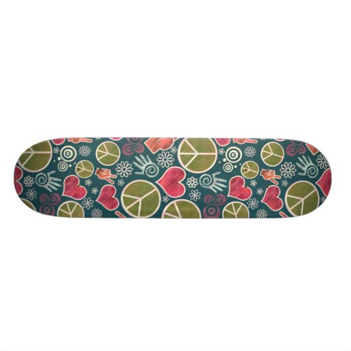 Friedenssymbol-Entwurf Personalisierte Skateboards